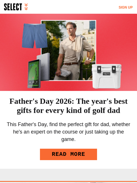golfdigest newsletter: Find the perfect gift for dad this Father's Day