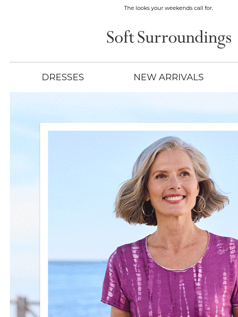 softsurroundings newsletter: What to Wear This Weekend
