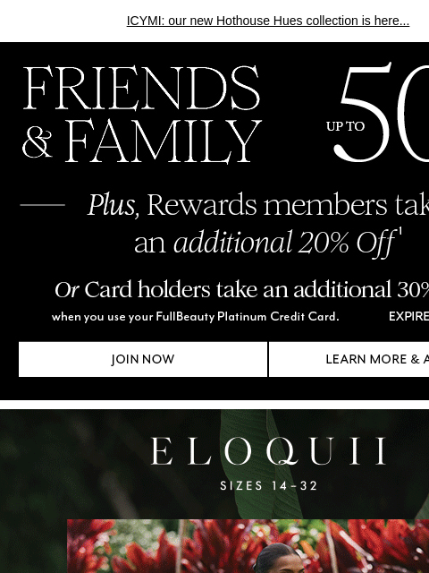eloquii newsletter: Your paradise-coded lookbook 🧡