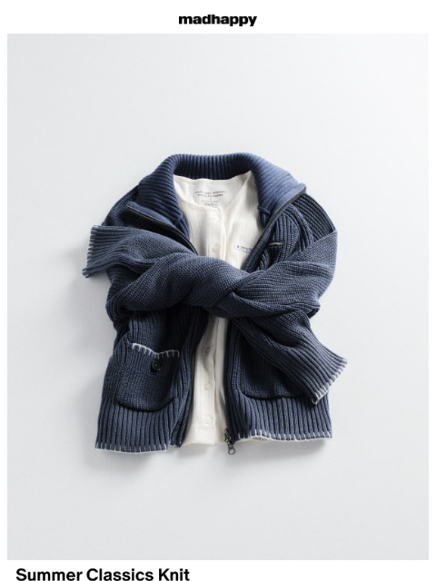 madhappy newsletter: Summer Classics Knit Sets