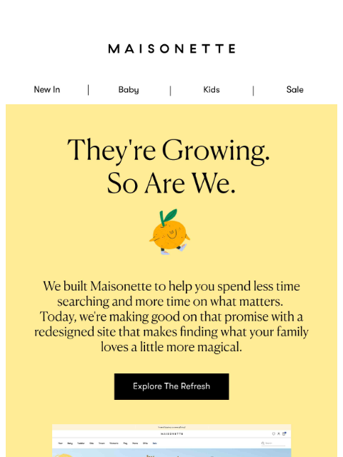 maisonette newsletter: Meet the New Maisonette