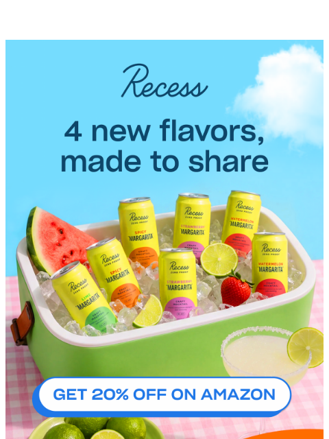 takearecess newsletter: 4 flavors, 1 party pack