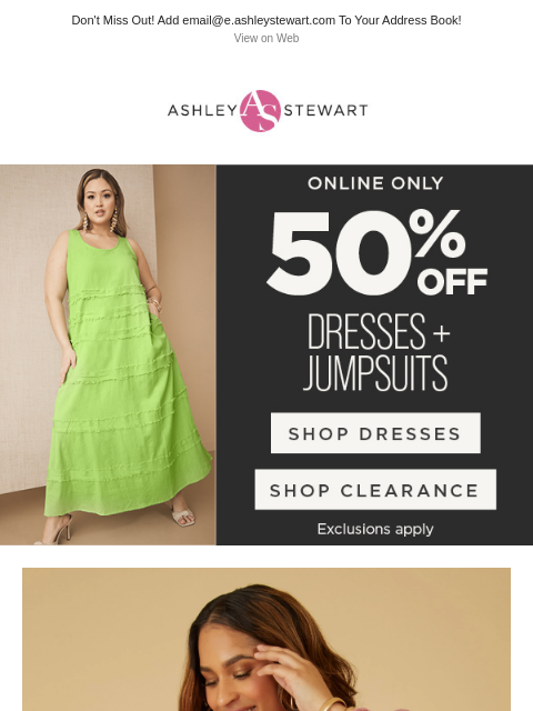 50% off dresses + 40% off new arrivals! ‌ ‌ ‌ ‌ ‌ ‌ ‌ ‌ ‌ ‌ ‌ ‌ ‌ ‌ ‌ ‌ ‌ ‌ ‌ ‌ ‌ ‌ ‌ ‌ ‌ ‌ ‌ ‌ ‌ ‌ ‌ ‌ ‌ ‌ ‌ ‌ ‌ ‌ ‌ ‌ ‌ ‌ ‌ ‌ ‌ ‌ ‌ ‌ ‌ ‌ ‌ ‌ ‌ ‌ ‌ ‌ ‌ ‌ ‌ ‌ ‌ ‌ ‌ ‌ ‌ ‌ ‌ ‌ ‌ ‌ ‌ ‌ ‌ ‌ ‌ ‌ ‌ ‌ ‌ ‌ ‌