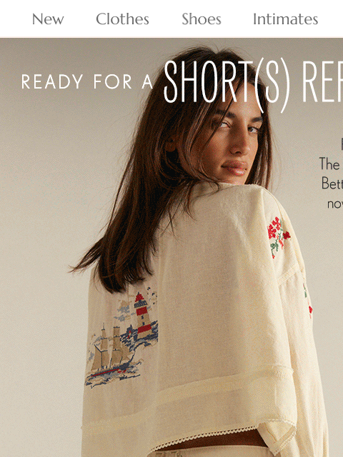 freepeople newsletter: Your shorts drawer wants these...