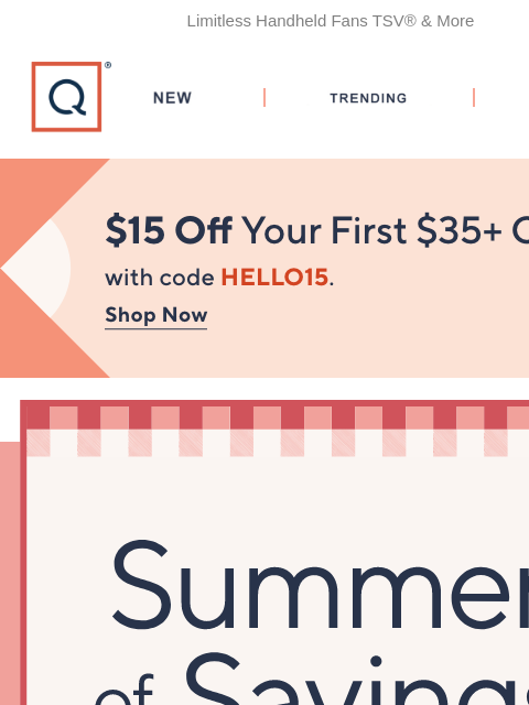 qvcemail newsletter: The Sun's Shining on All-New Deals