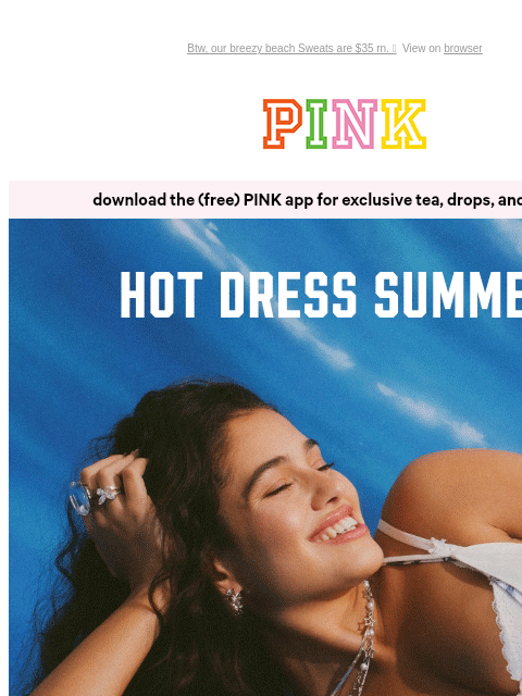 vspink newsletter: This New Dress Is SO Cute & Flirty 👗