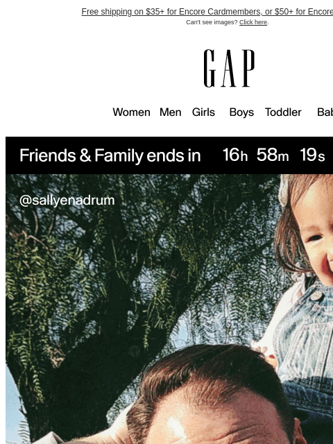 gap newsletter: It’s officially the last day: 40% off everything*