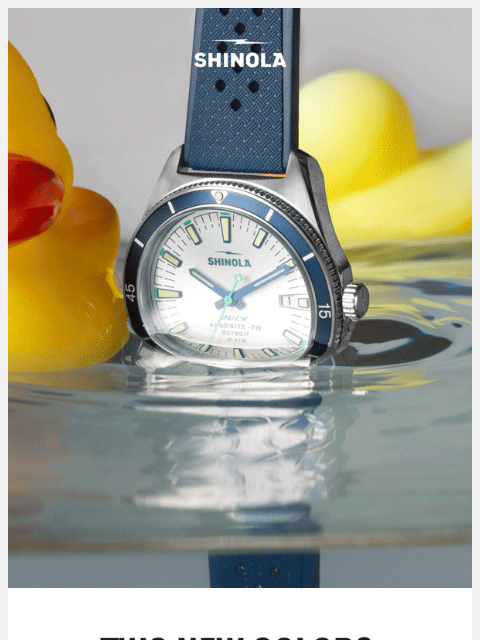 shinola newsletter: Two New Ducks Just Flew In