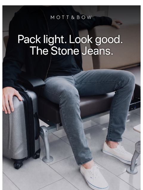 mottandbow newsletter: Travel cool in denim that beats the heat.