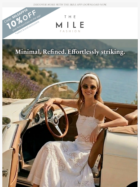 orchardmile newsletter: White Hot: Summer’s Chicest Uniform