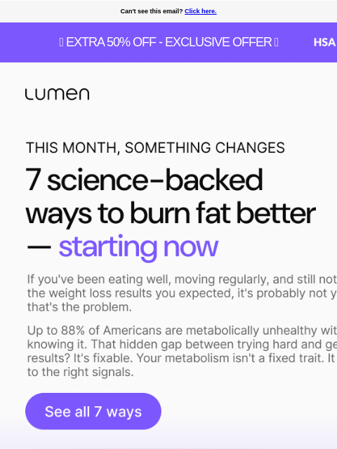 lumen newsletter: Fat burn is a skill. Here's how to learn it.