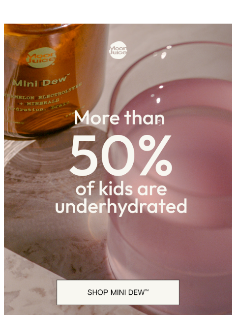 moonjuice newsletter: microplastics in your kid’s electrolytes