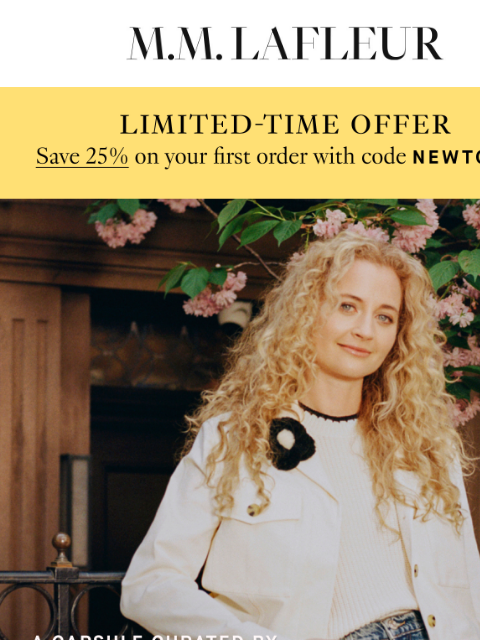 A capsule by the beloved fashion editor. MMLaFleur Limited-Time Offer: Save 25% on your first order with code NEWTOMM. A CAPSULE CURATED BY: Harling Ross Anton. Our summer collection is thoughtfully