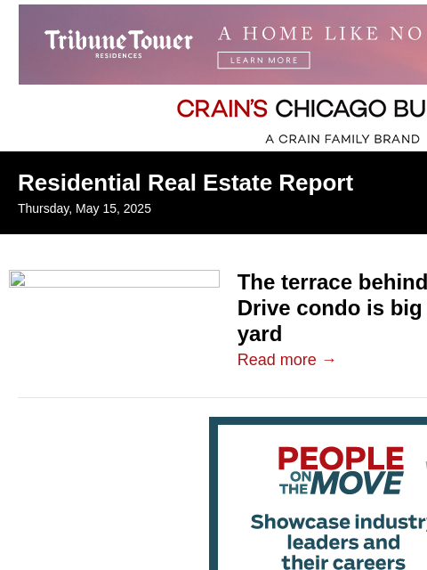 crainalerts newsletter: East Lake Shore Drive condo with large terrace on ...