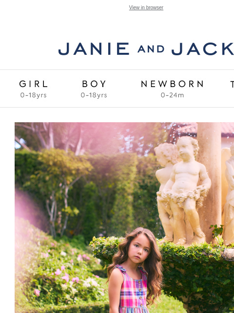 Check in with plaids, palms and more. View in browser Stores Janie and Jack Girl Boy Newborn Tween Janie and Jack Girl Boy Newborn Tween Girl Boy Newborn Girl Newborn Boy Accessories Sale Gift Services