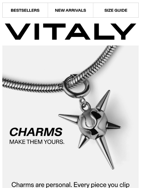 vitalydesign newsletter: New: CHARMS COLLECTION