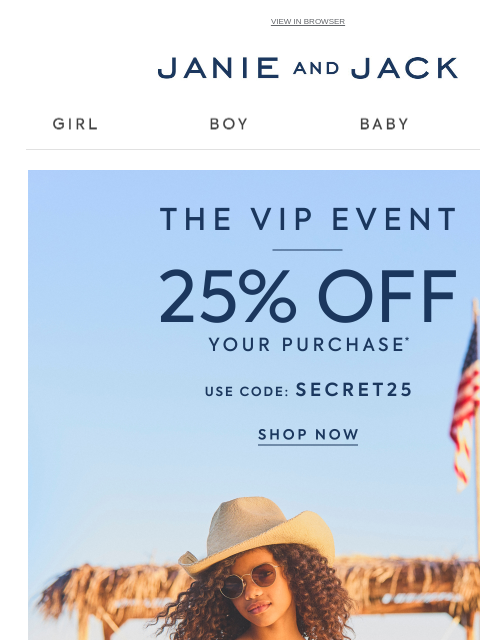 janieandjack newsletter: All-Americana dresses just arrived