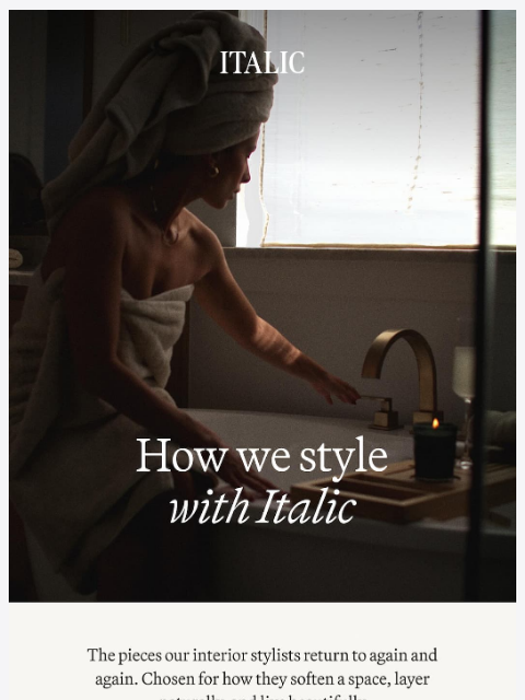 italic newsletter: Interior Designers Swear By These Pieces
