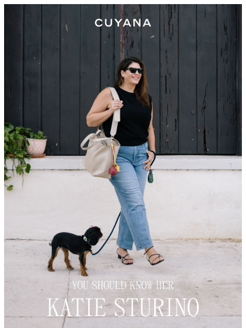 cuyana newsletter: You Should Know Her
