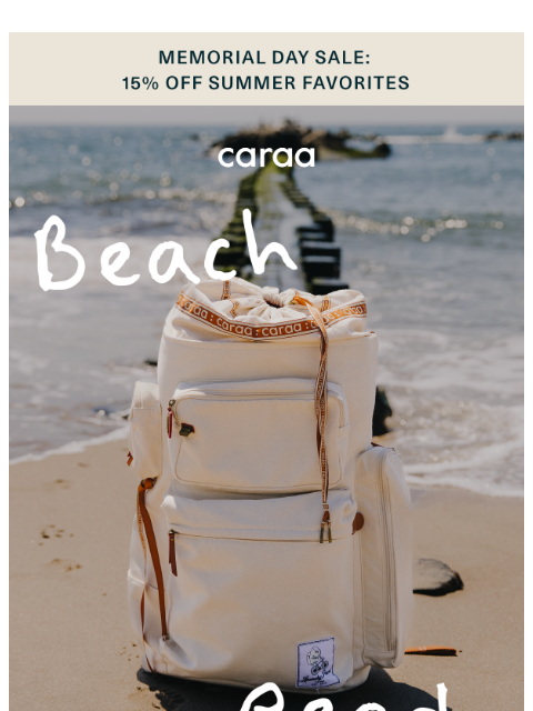 caraa newsletter: The Beach Bags Are Calling