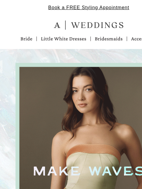 anthropologie newsletter: Currents of soft blue & green