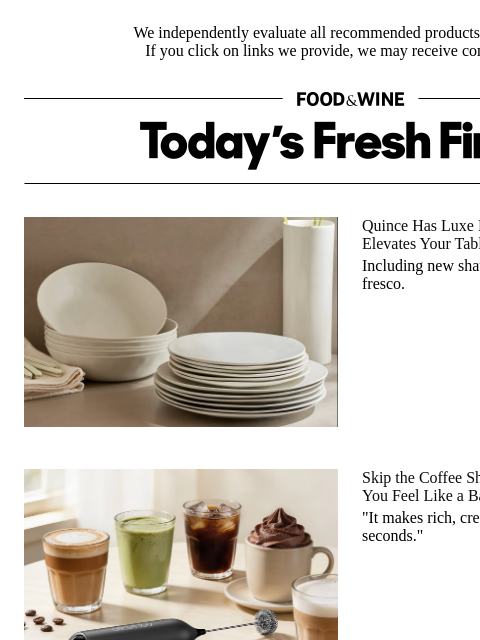 foodandwine newsletter: Skip the Coffee Shop — This $9 Tool Will Make You ...