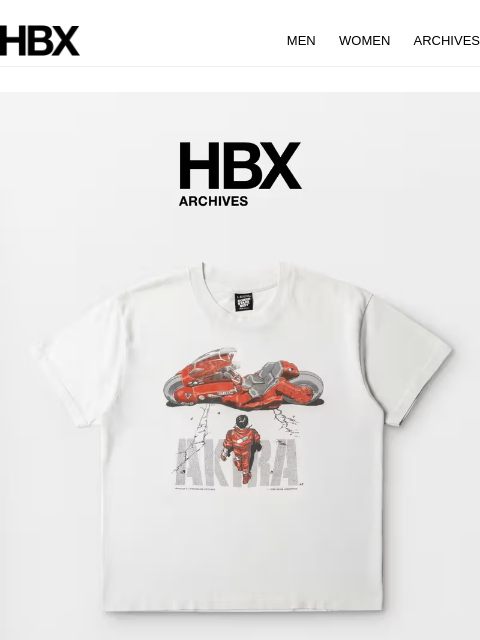 hbx newsletter: HBX Archives Preview: 15 May/9AM EST/9PM HKT Relea...