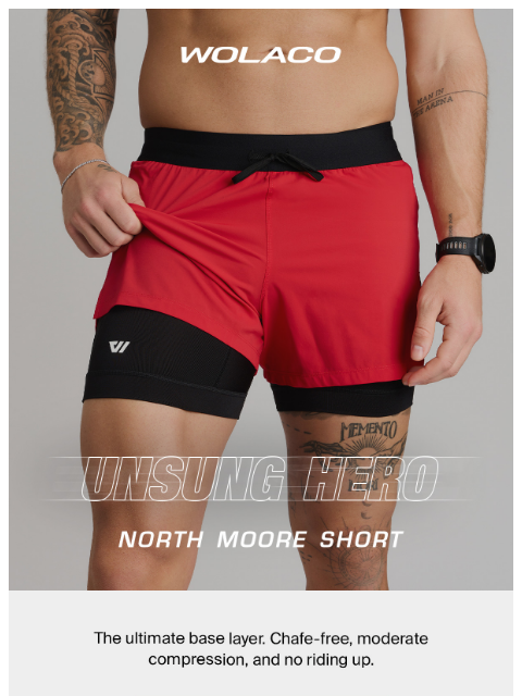 wolaco newsletter: THE NORTH MOORE SHORT | The Ultimate Base Layer
