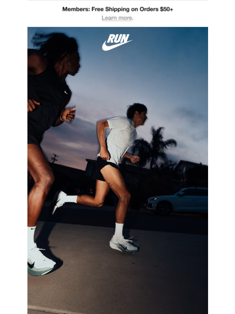 nike newsletter: Off and running
