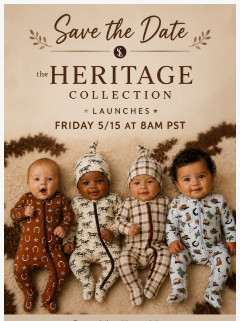 spearmintlove newsletter: Save the Date: The Heritage Collection Launches To...