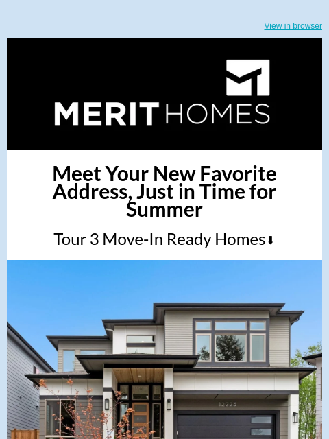 merithomesinc newsletter: You're Invited - 3 Weekend Open Houses in 98033
