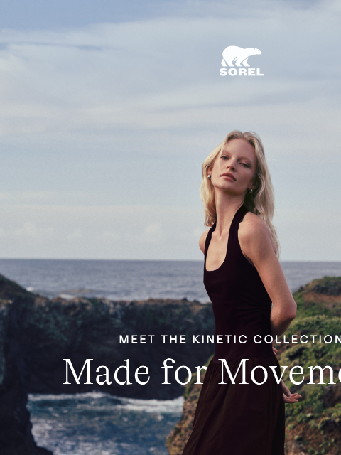 sorel newsletter: Kinetic Sandals in Constant Motion