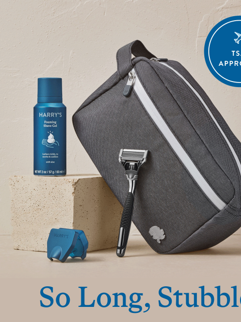 As temps go up, it's time to jetset. Wherever this summer takes you, bring our Shave Travel Kit along for the ride. It includes TSA-friendly essentials like our Toiletry Bag, a Truman or Winston