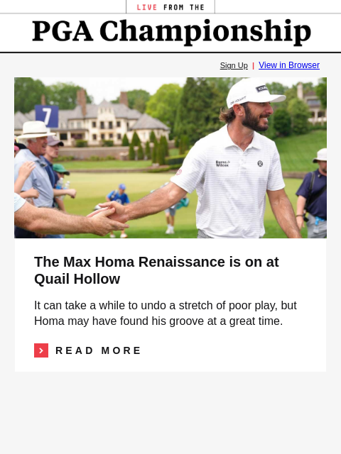 Shane Lowry unleashes F-bomb tirade, flips the bird on hole he wasn't granted free relief in fairway GolfDigest Sign Up | View in Browser Max Homa The Max Homa Renaissance is on at Quail Hollow It