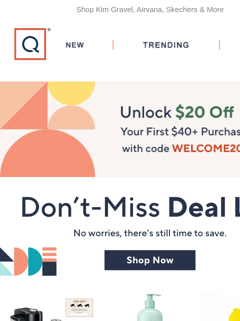 Shop Kim Gravel, Airvana, Skechers & More QVC New TRENDING DEALS Unlock $20 off Your First Purchase Nespresso Evoluo Coffee/Espresso Maker w Frother and Voucher Nespresso Evoluo Coffee/Espresso
