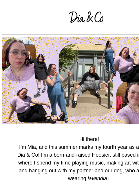 dia newsletter: Hey There, Get Styled by Me 💜