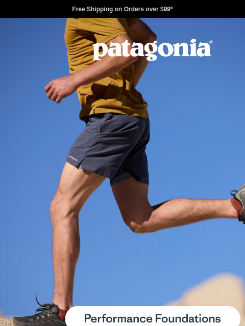 patagonia newsletter: Shorts made to move freely