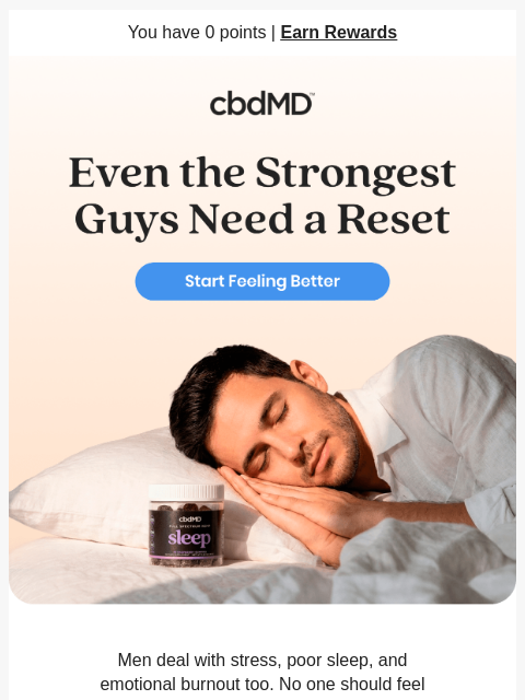 cbdmd newsletter: Men's Mental Health Matters. Here's Real Support.