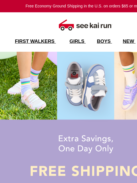 seekairun newsletter: Free Shipping – Today Only! 📦
