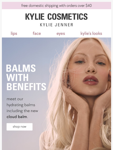 kyliecosmetics newsletter: more than just lip balms 🤍