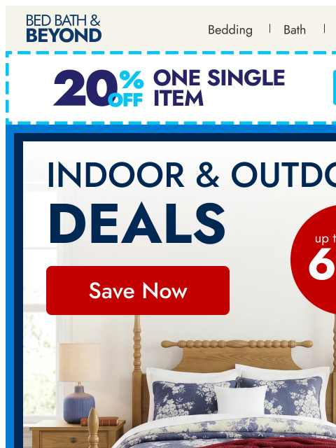 bedbathandbeyond newsletter: Up to 60% off happening NOW ⏳