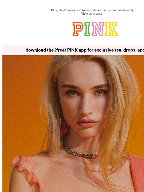 vspink newsletter: These NEW Styles? Sunrise Vibes 🌅