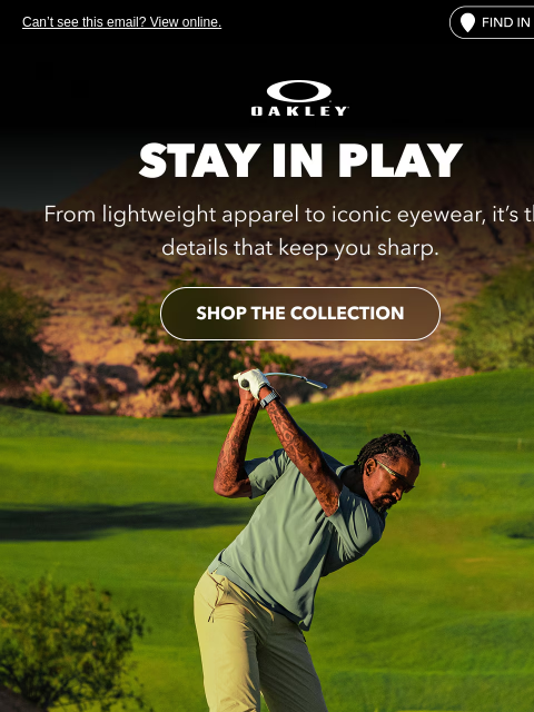 oakley newsletter: Meet the Oakley Golf Collection