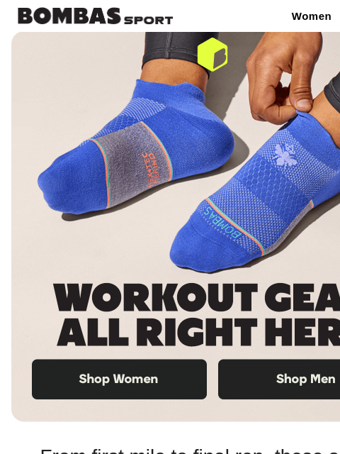 bombas newsletter: Your Performance Sock Rotation Starts Here