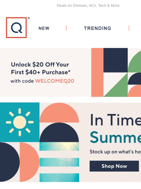 Deals on Dresses, ACs, Tech & More QVC New TRENDING DEALS Unlock $20 off Your First Purchase Fashion sandals acs vph electronics tanning AOP Contest Home Reflections 1000TC Cotton Blend Sheet Set w