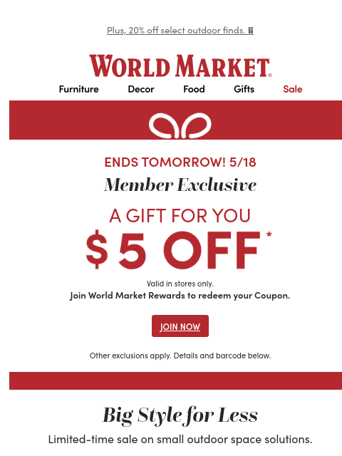Plus, 20% off select outdoor finds. ⛱️ ‌ ‌ ‌ ‌ ‌ ‌ ‌ ‌ ‌ ‌ ‌ ‌ ‌ ‌ ‌ ‌ ‌ ‌ ‌ ‌ ‌ ‌ ‌ ‌ ‌ ‌ ‌ ‌ ‌ ‌ ‌ ‌ ‌ ‌ ‌ ‌ ‌ ‌ ‌ ‌ ‌ ‌ ‌ ‌ ‌ ‌ ‌ ‌ ‌ ‌ ‌ ‌ ‌ ‌ ‌ ‌ ‌ ‌ ‌ ‌ ‌ ‌ ‌ ‌ ‌ ‌ ‌ ‌ ‌ ‌ ‌ ‌ ‌ ‌ ‌ ‌ ‌ ‌ ‌ ‌ ‌