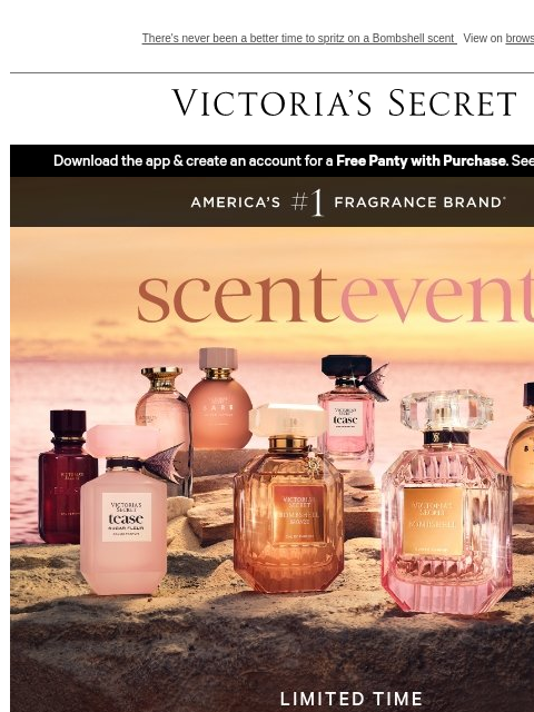 victoriassecret newsletter: $39.95 Eau de Parfum? *Absolutely*