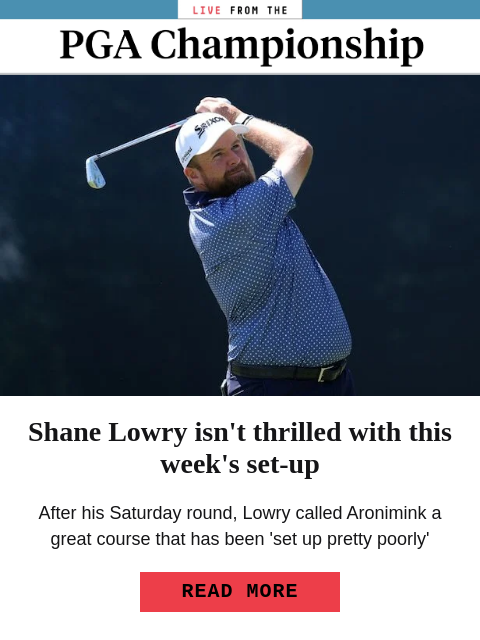 golfdigest newsletter: The wild stat about the final pairing