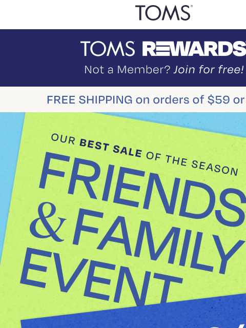 toms newsletter: Summer Faves, 30% Off 😎