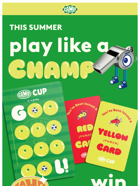 camp newsletter: Get ready to play like a champion ⚽